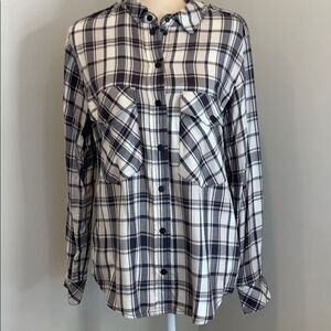 Sanctuary‎ Grey/White/Pink Boyfriend Shirt